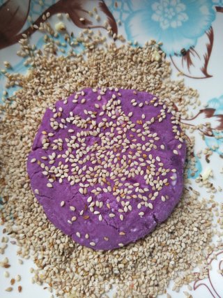 Purple Sweet Potato Glutinous Rice Cake recipe