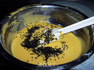 【egg Roll Baking Pan】black Sesame Egg Roll recipe