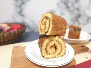 Seaweed Pork Floss Cake Roll recipe
