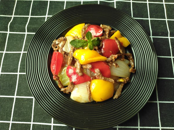 Stir-fried Pork with Bell Pepper recipe