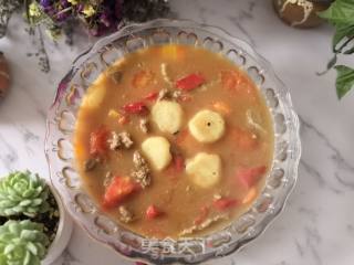 Beef Stewed with Tomatoes and Horseshoe recipe