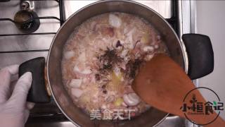 Cuttlefish Stewed Rice-croatian, Italian Traditional Home Cooking recipe