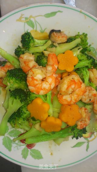 [ma Ma Kitchen] Stir-fried Broccoli with Shrimp recipe