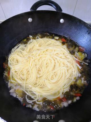 Sauerkraut Corn Noodles recipe