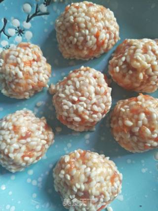 Steamed Carrot Balls recipe