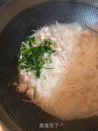 Fried Scallops with White Radish recipe