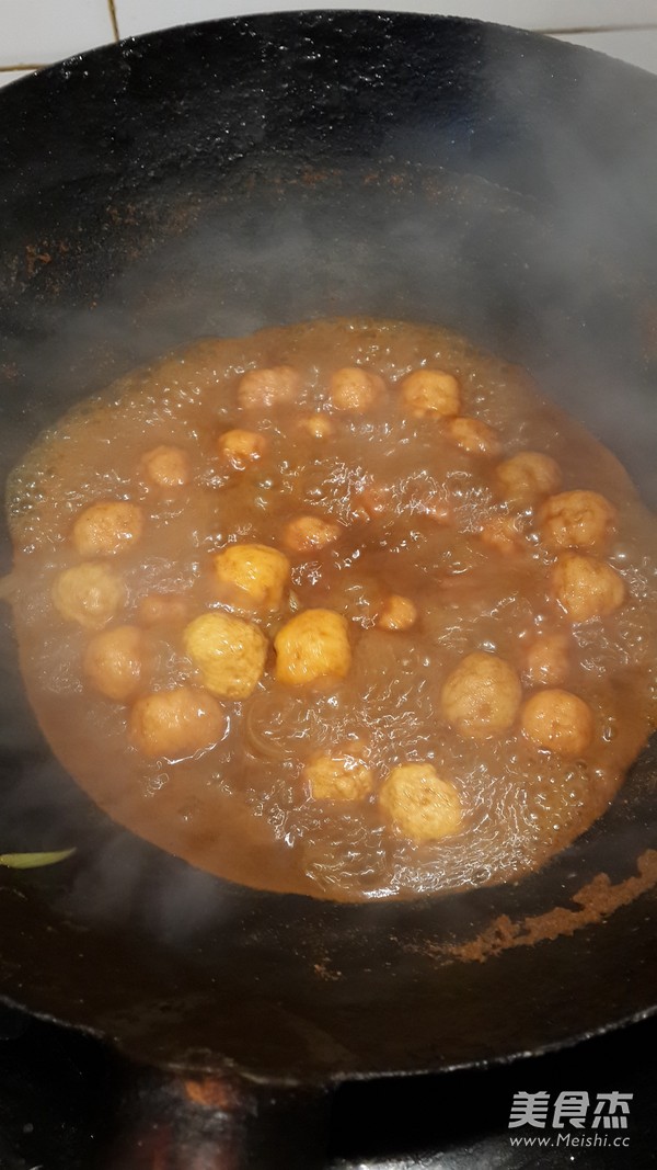 Lazy Homemade Curry Fish Balls recipe