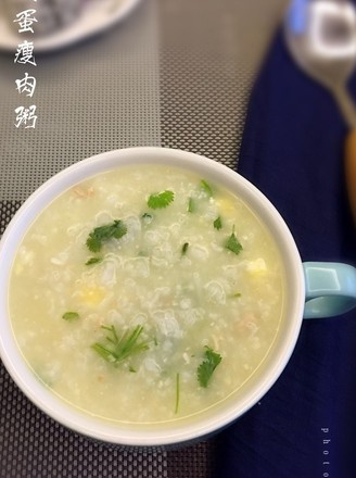 Salted Egg Lean Pork Congee recipe