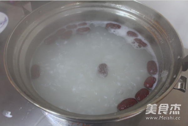 Chinese Yam and Red Dates Porridge recipe