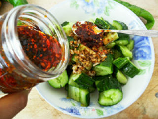 Cucumber in Red Oil recipe