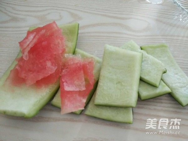 Cold Watermelon Peel recipe