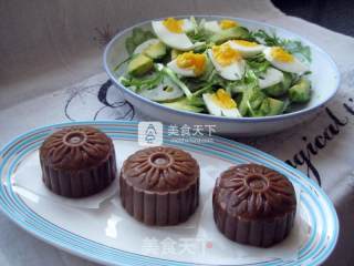 Coffee Snowy Mooncakes recipe