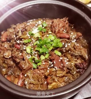 Duck Claypot with Dried Plums and Cloud Bean recipe