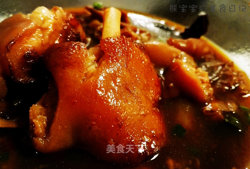 Chinese Food | Braised Pig's Trotter with Sichuan Sauce [exclusive] recipe