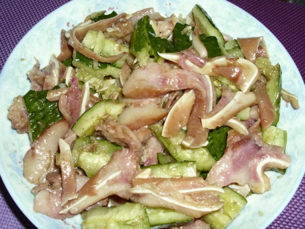 Cucumber and Pig Ears recipe