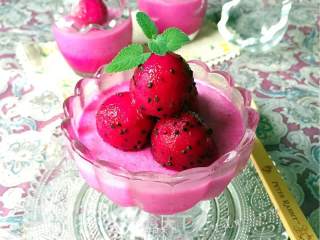 Dragon Fruit Pudding recipe