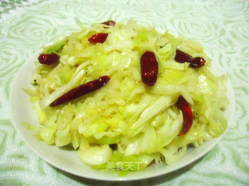 Stir-fried Shredded Cabbage recipe