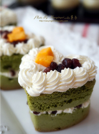 Matcha Durian Red Bean Honey Cake recipe