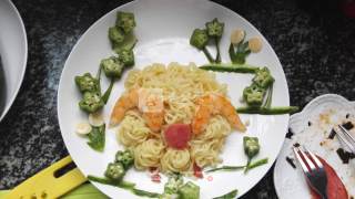 Instant Noodles Can Also be Highly Compelling---the Lamb Who Strayed into The Garden recipe