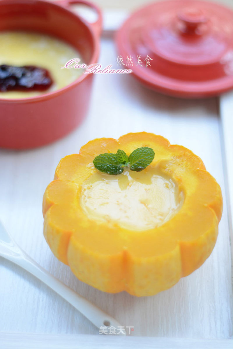 [sun Fruit Stewed Milk Egg]---a Container that Can be Eaten recipe