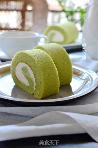 [tianjin] Barley Leaf Cream Cake Roll recipe