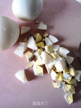 Boiled Eggs ~ Hot Mix with Garlic Moss recipe