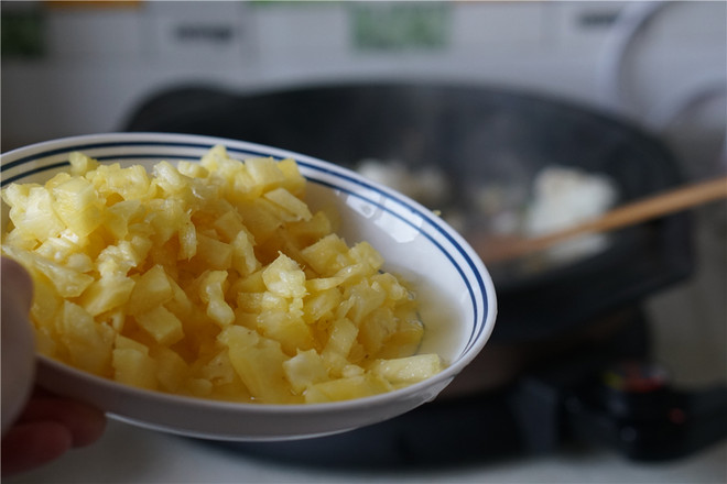 Pineapple Beef Ball Fried Rice recipe