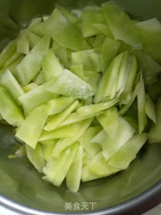 Green Bamboo Shoots Pork Slices recipe