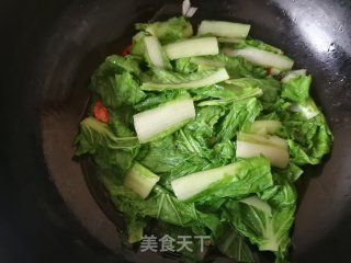Cabbage in Oyster Sauce recipe