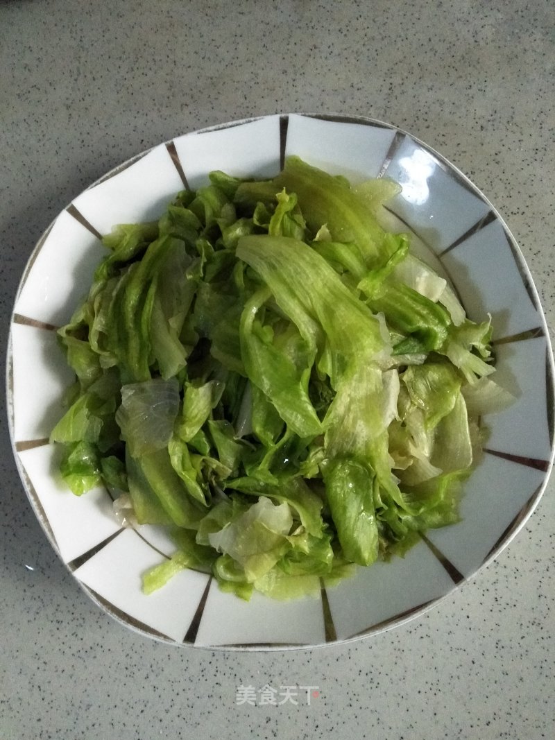 Steamed Lettuce