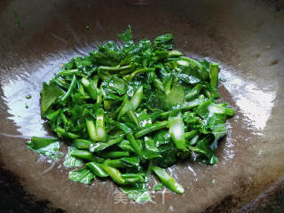 Fried Rice with Kale Ham and Egg recipe