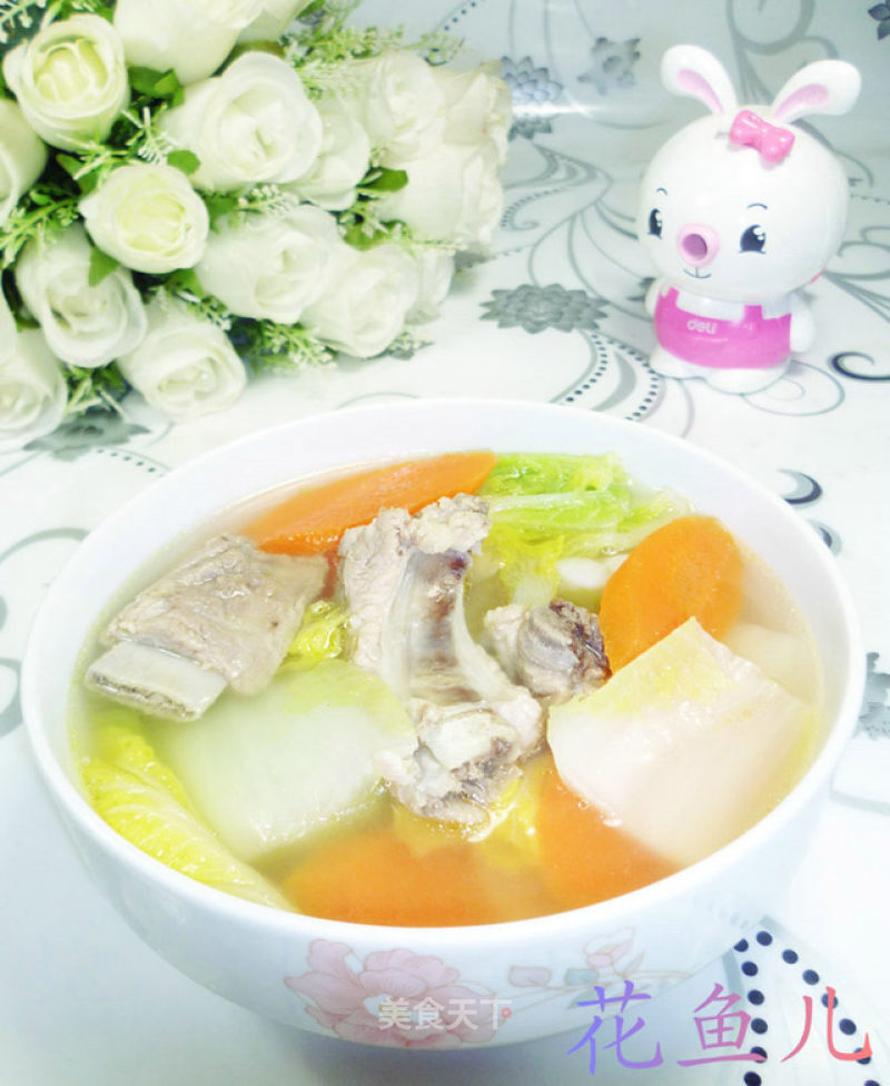 Carrots and Baby Vegetables Pork Ribs Soup recipe