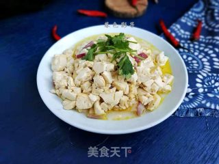 Stir-fried Tofu with Shrimp Skin recipe