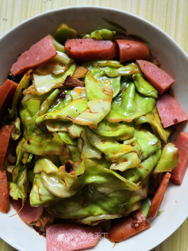 Stir-fried Cabbage with Sauce recipe