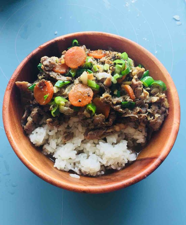 Delicious Beef Rice recipe