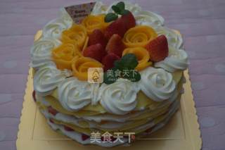 Strawberry Mille Cake recipe