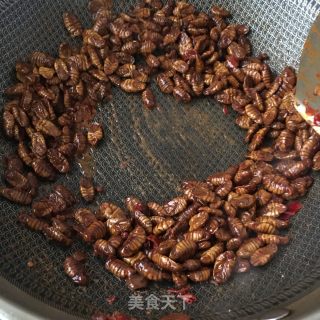 Spicy Silkworm Pupa recipe
