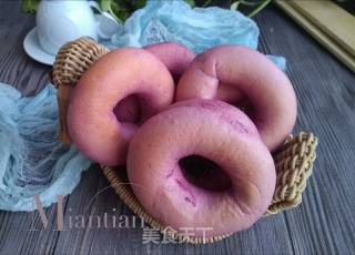 Purple Potato Bagels recipe