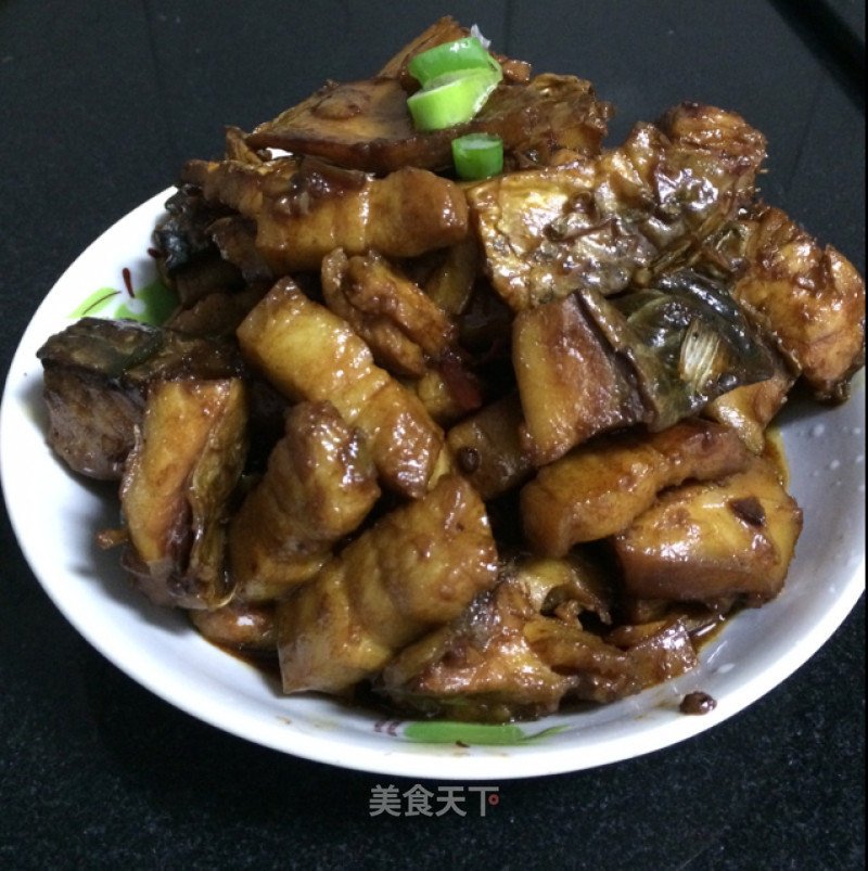 Braised Salted Fish with Pork Belly recipe