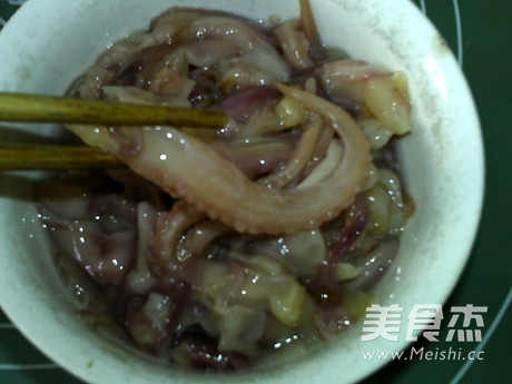 Pan-fried Squid Silk recipe