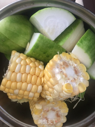 Zucchini Corn Keel Soup recipe