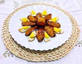 Braised Chicken Wings and Eggs recipe