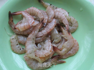 Loofah Fried Shrimp recipe