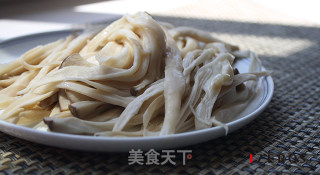 Shredded Pleurotus Eryngii with Fresh Pepper [gourmetmaxx Western Chef Machine Edition] recipe