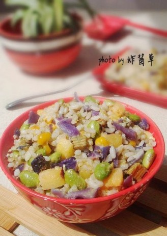 Fruity Mixed Vegetable Fried Rice recipe