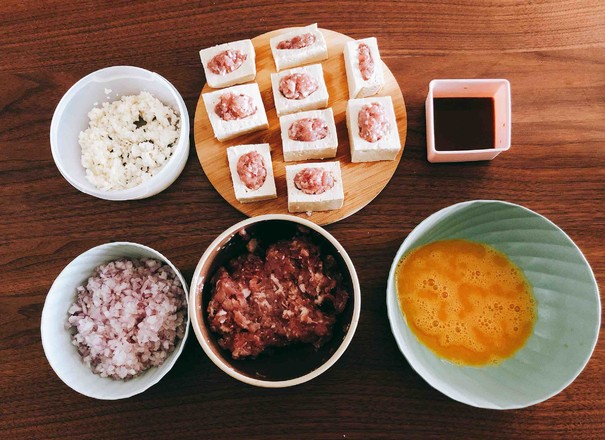 Fried Tofu Omelet Bento recipe