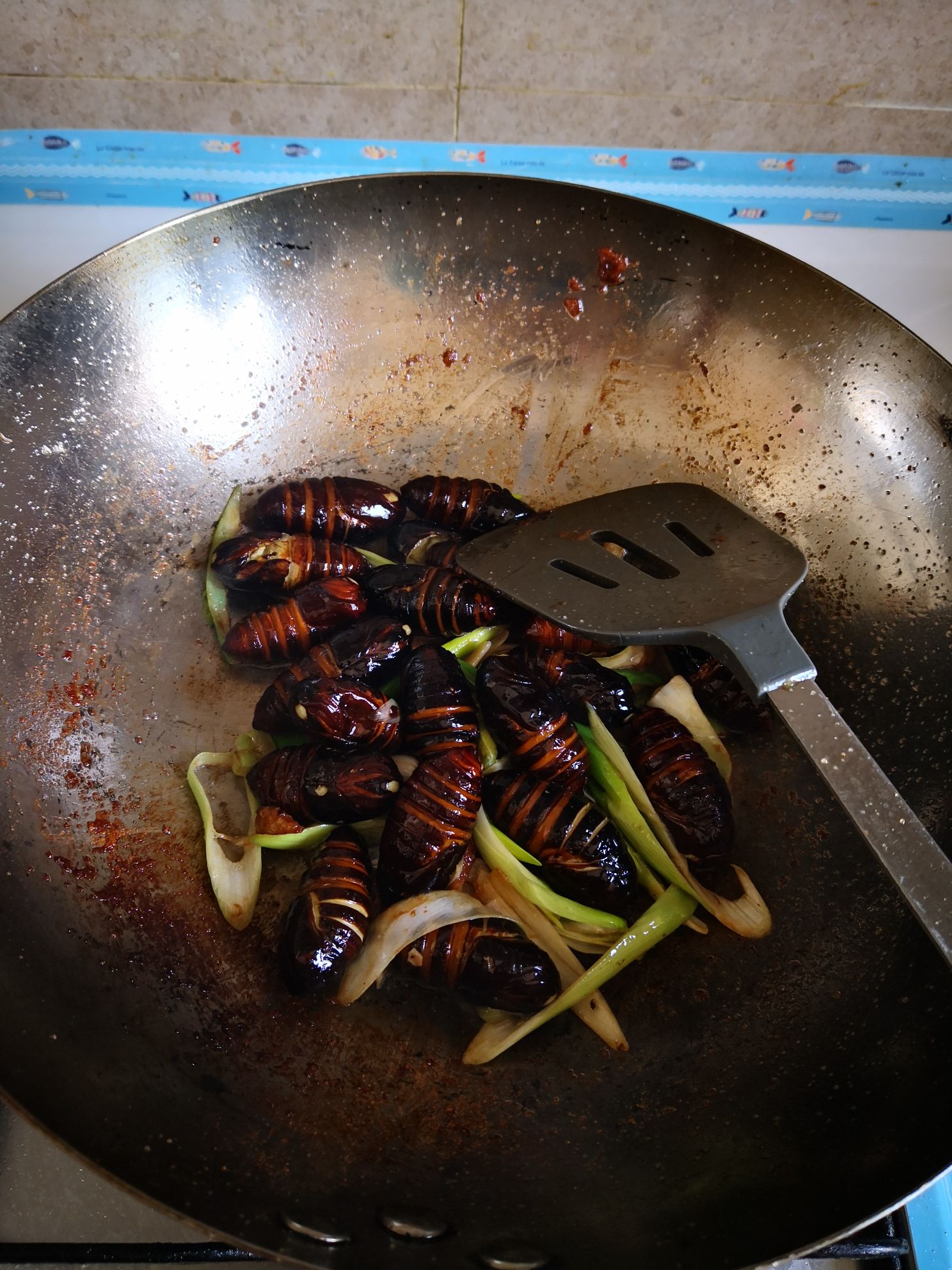 Scallion Cocoon Pupa recipe