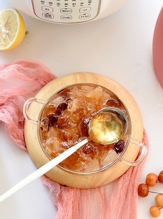 Cranberry and Sydney Stewed Peach Gum recipe