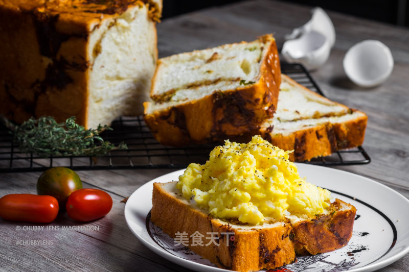 #trust of Beauty#the Gospel of The Salty Bread Killer: Pork Floss Toast with Chives recipe