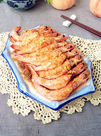 Steamed Prawns with Ginger Vermicelli recipe